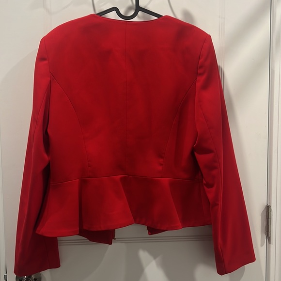 Red Calvin Klein Blazer - Picture 2 of 4